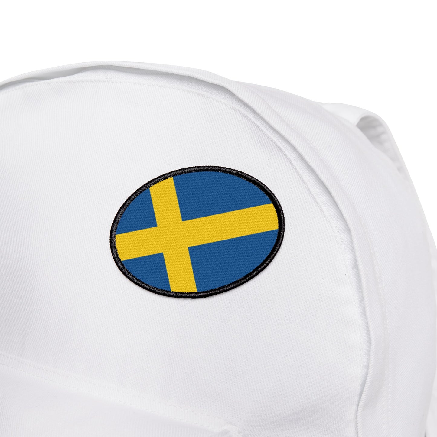 Flag Village Sweden Flag Embroidery Iron-On Patches