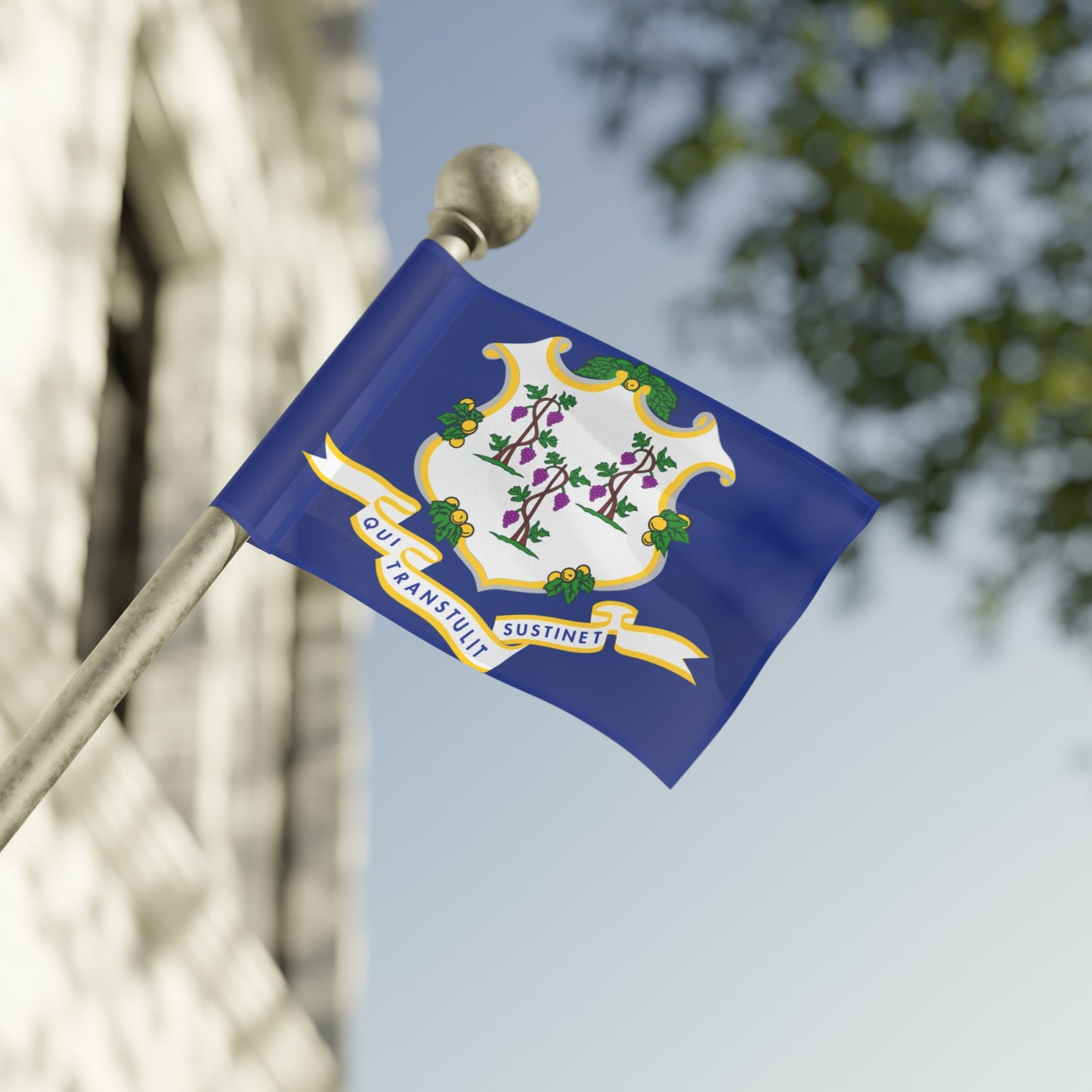 Flag Village USA Connecticut State Flag 18" x 12" / 36" x 24" / 60" x 36"