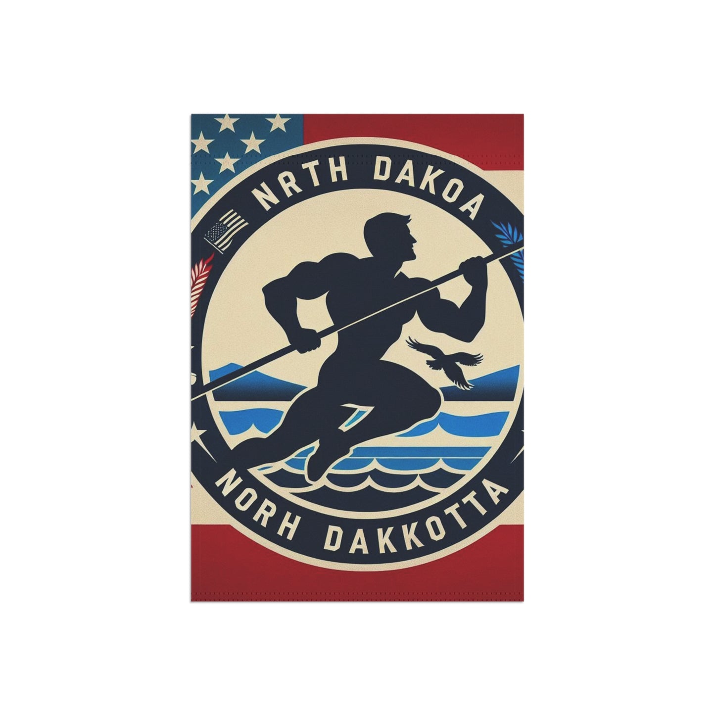 Flag Village North Dakota State Flag Sporting Garden & House Banner ND0004