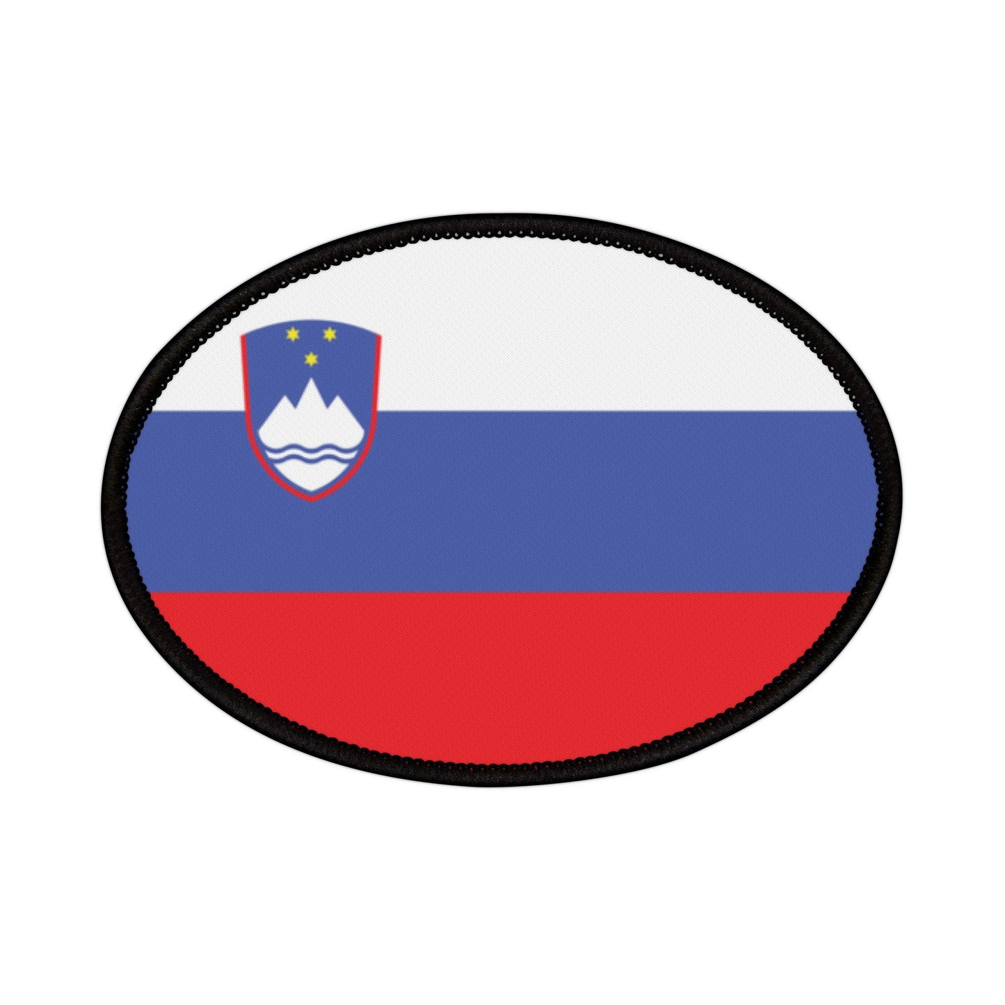 Flag Village Slovenia Flag Embroidery Iron-On Patches