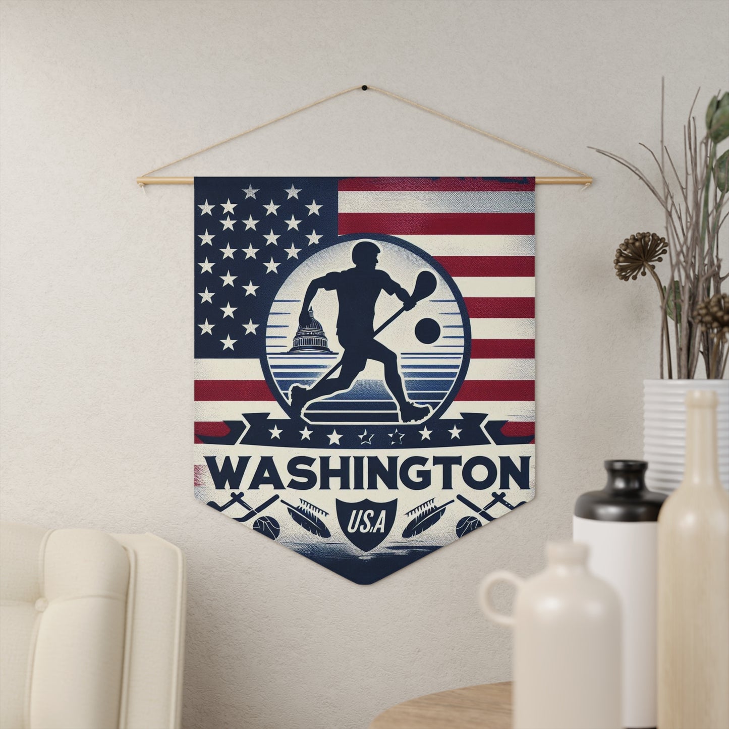 Flag Village Washington State Flag Pennant Sporting Home Wall decoration WA0001