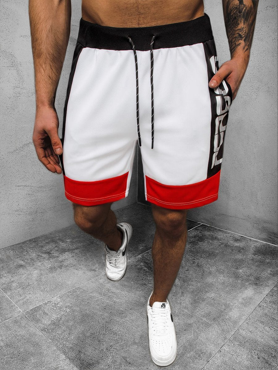 Flag Village Men's Shorts Sports Fitness Running Shorts Five-point Pants