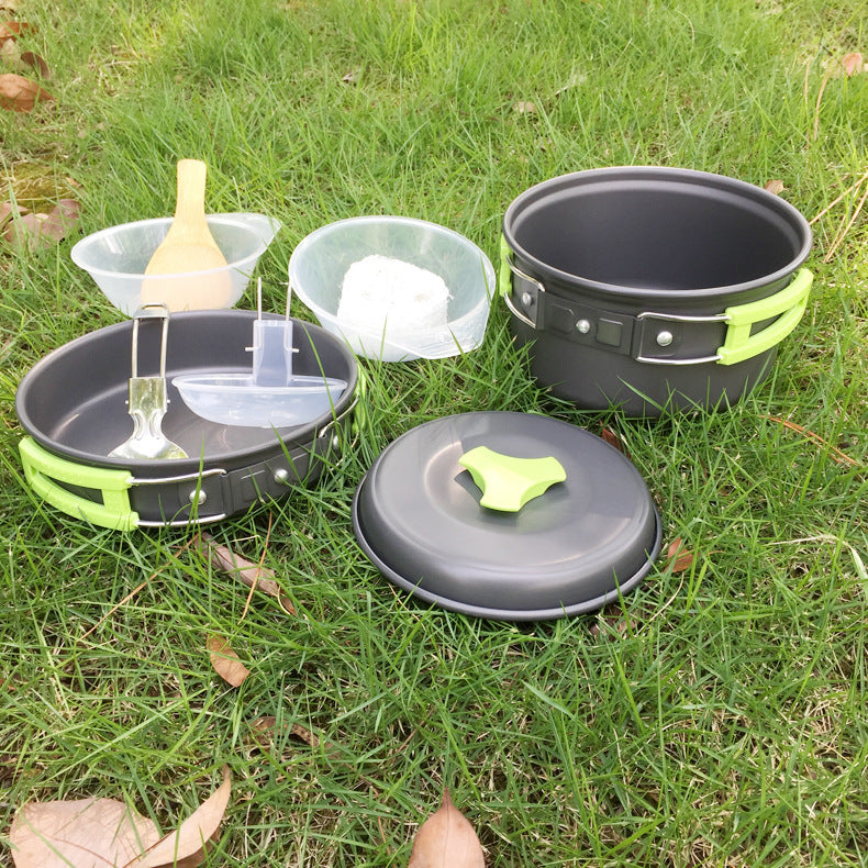 Flag Village Outdoor cookware 1-2 people camping cookware set