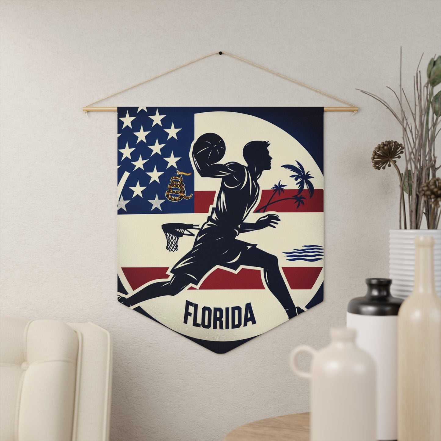 Flag Village Florida State Flag Pennant Sporting Home Wall decoration FL0002