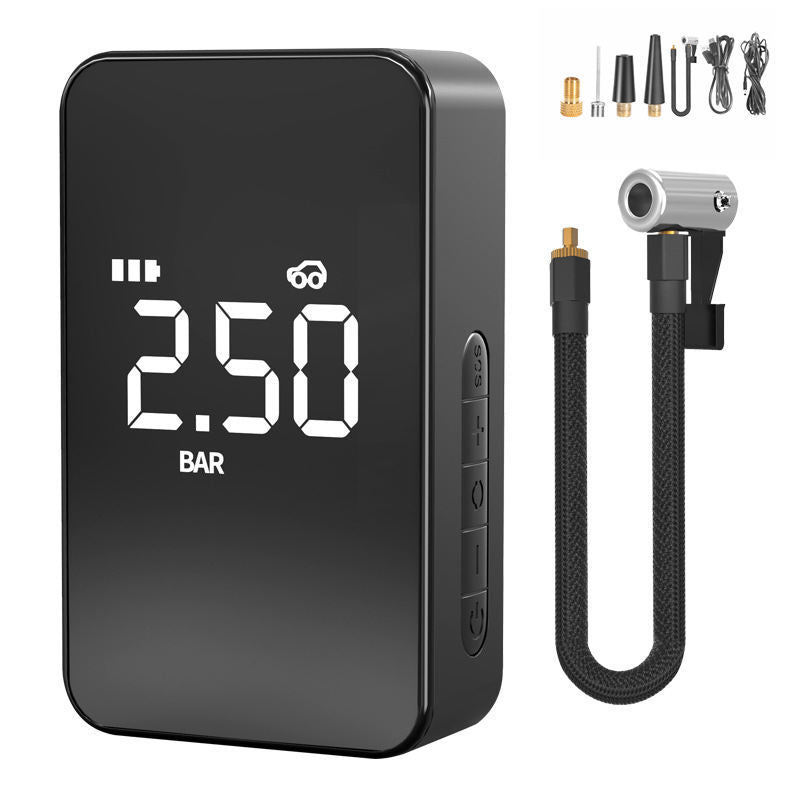 Flag Village Auto Tools Wireless Intelligent On-board Inflator Pump, Small And Portable