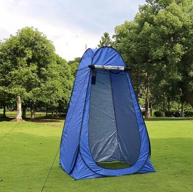 Flag Village Portable Privacy Shower Toilet Automatic Camping Tent UV Function Travel Camping Tent Outdoor Dressing Beach Sun Shelte
