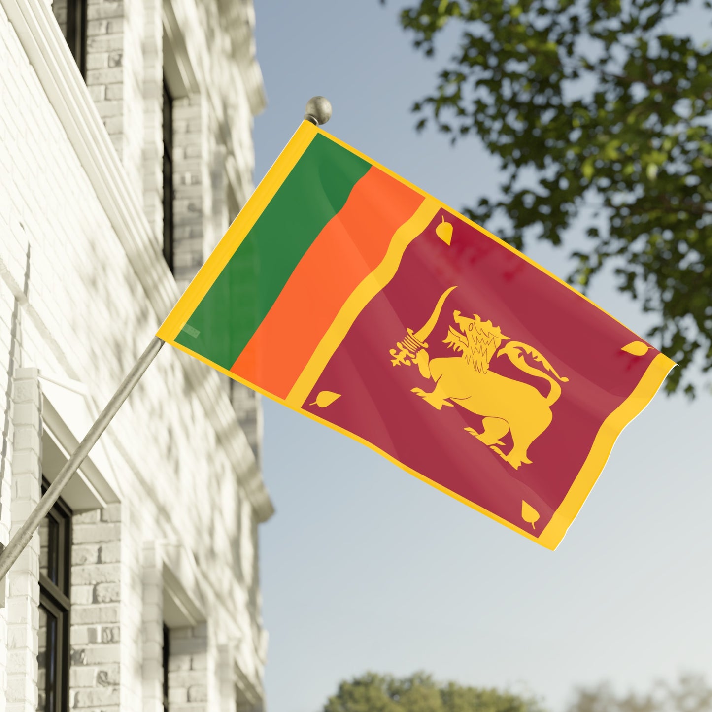 Flag Village Sri Lanka Flag 18" x 12" / 36" x 24" / 60" x 36"