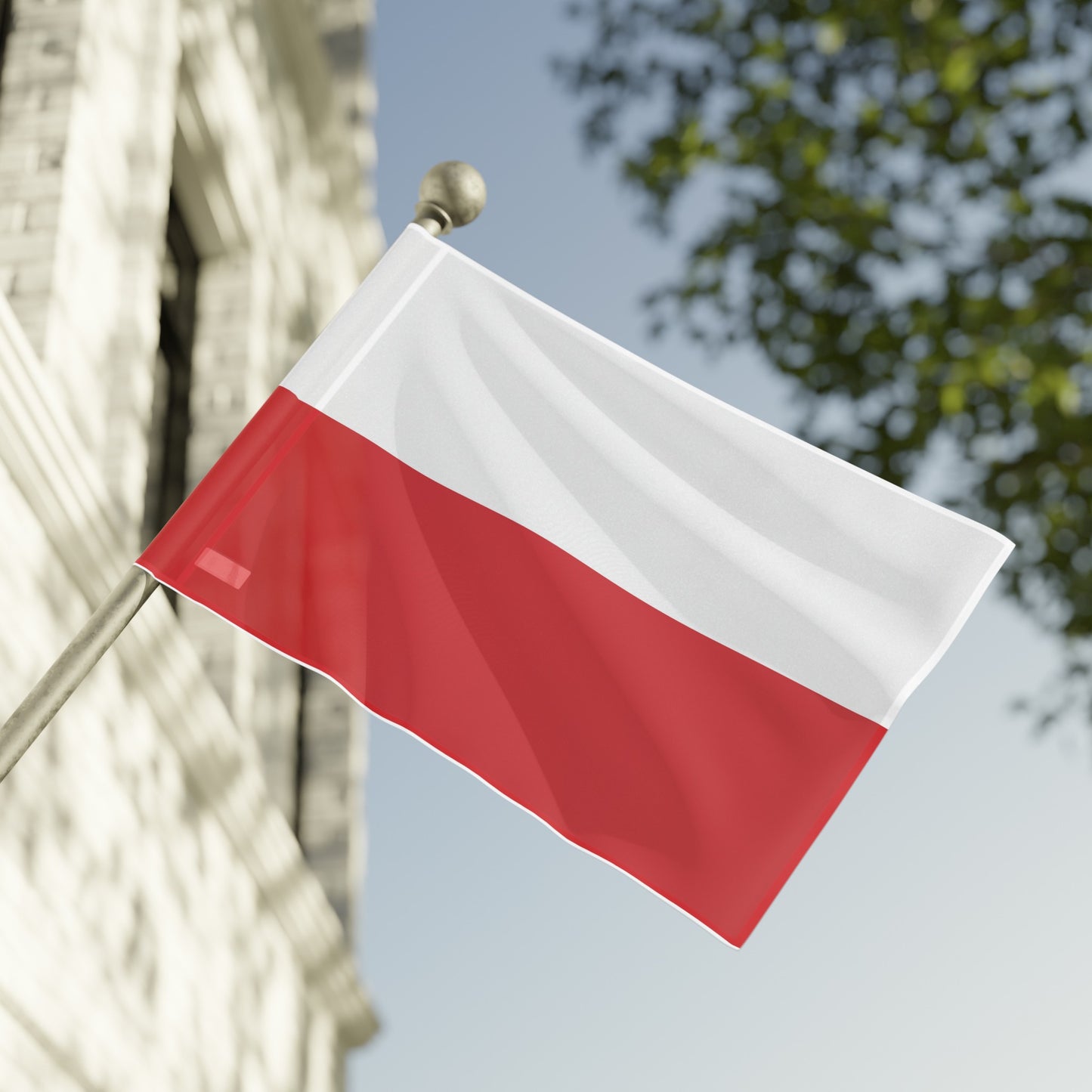 Flag Village Poland Flag 18" x 12" / 36" x 24" / 60" x 36"