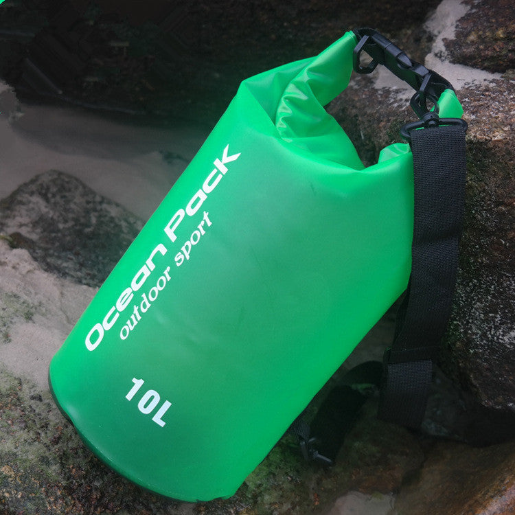 Flag Village Spot beach bag anti water bucket bag PVC waterproofing bag drifting waterproof bag swimming bag outdoor sports bag