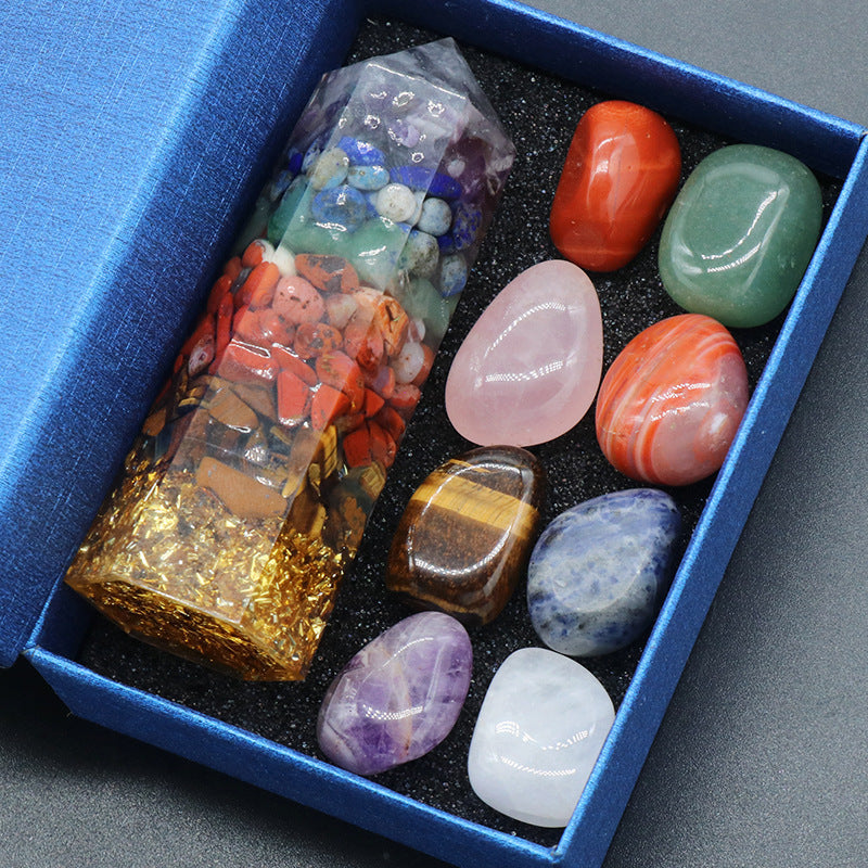 Flag Village Colorful Series Crystal Stone Gift Box