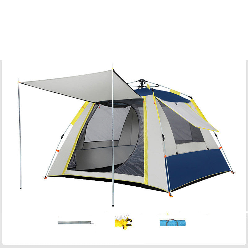Flag Village Automatic Tent Outdoor Camping Barbecue