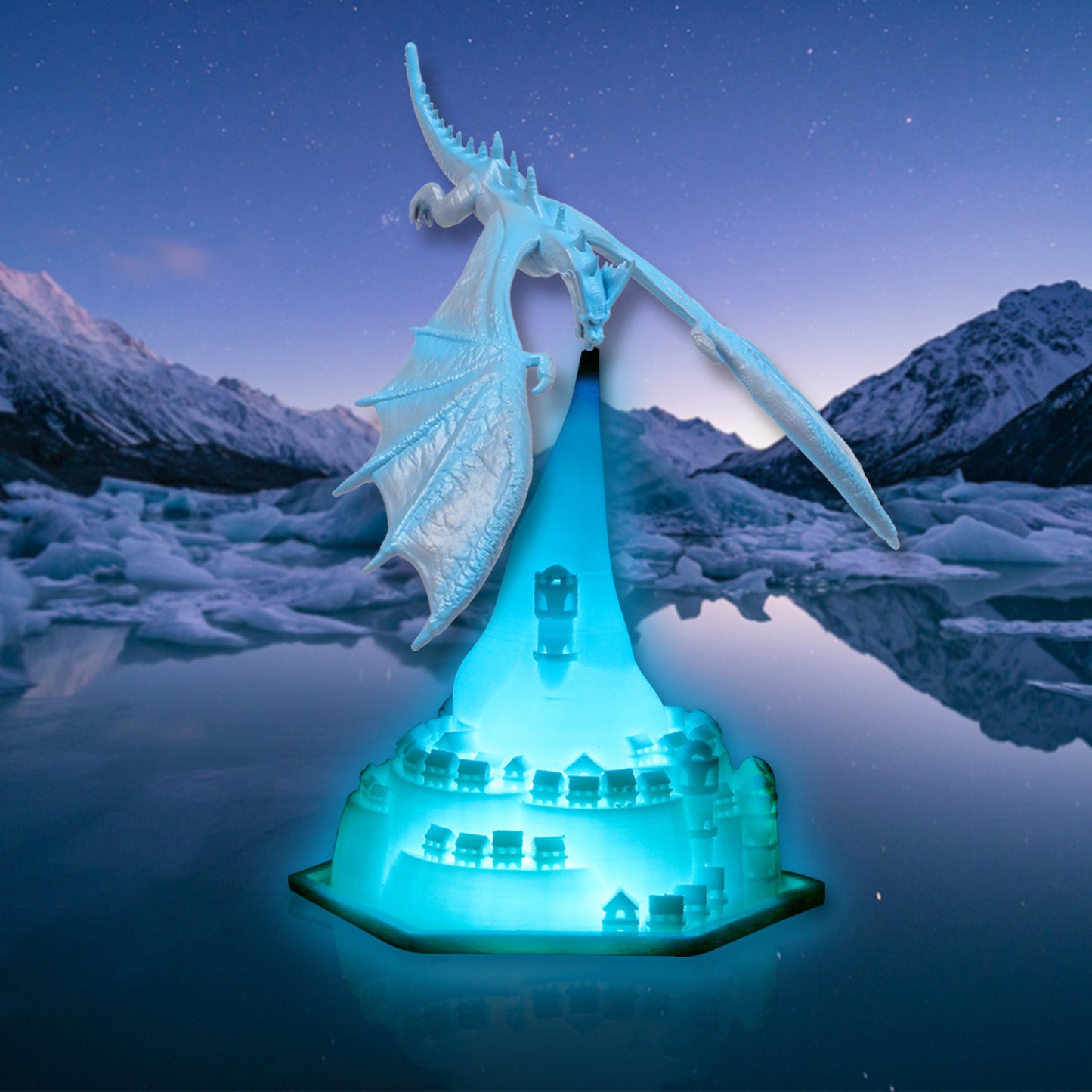 Flag Village Breathing Lamp For Home Creative Gifts