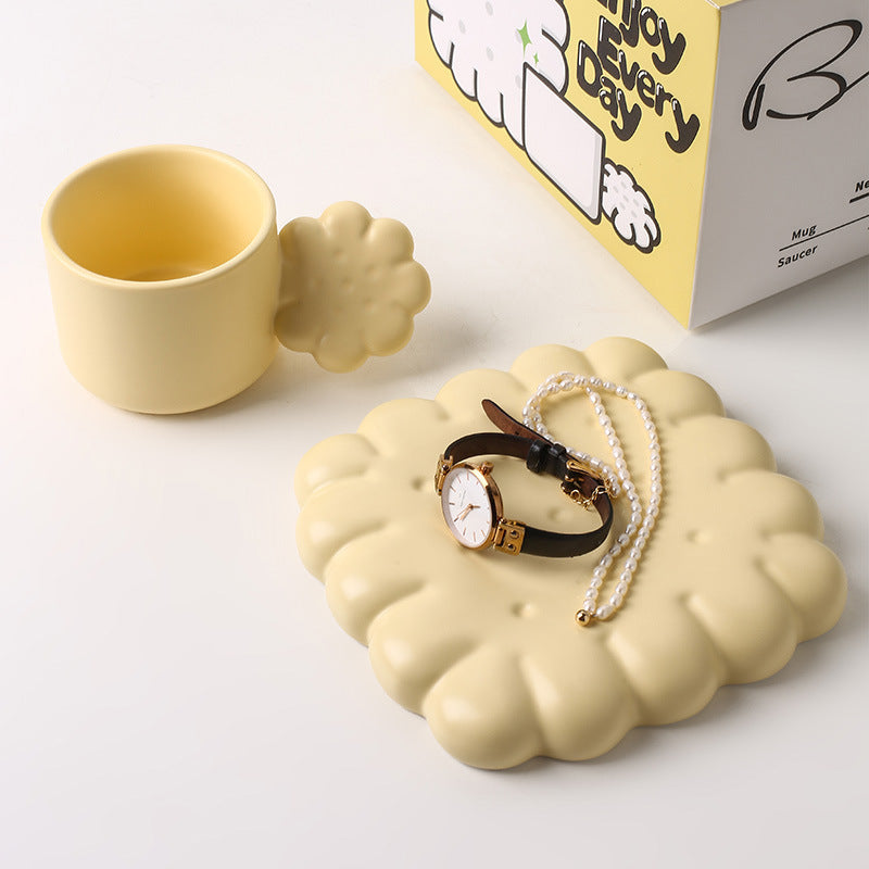 Flag Village Creative Cute Ceramic Mug Home Set Gift Box