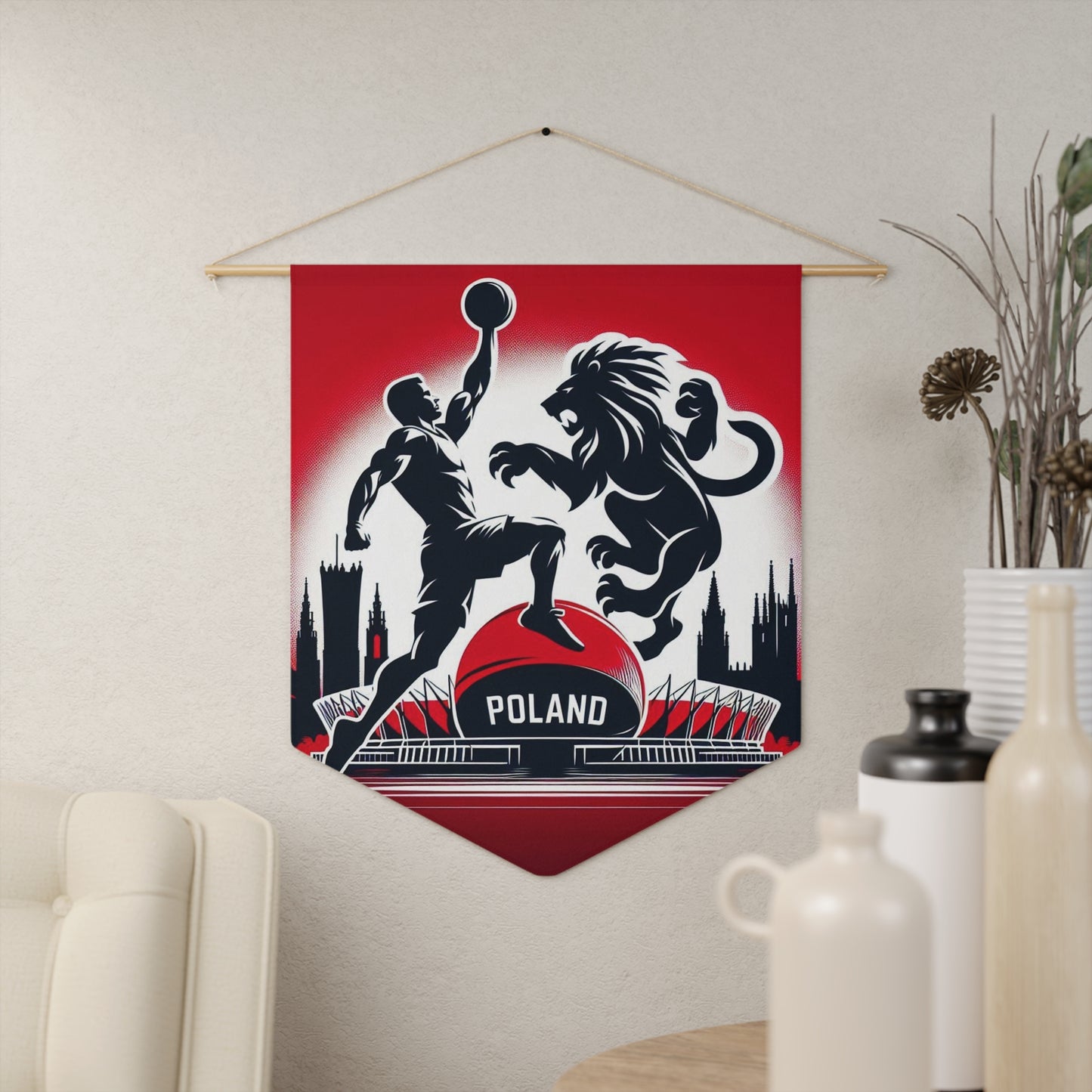 Flag Village Poland Flag Pennant Sporting Home Wall decoration POL0001