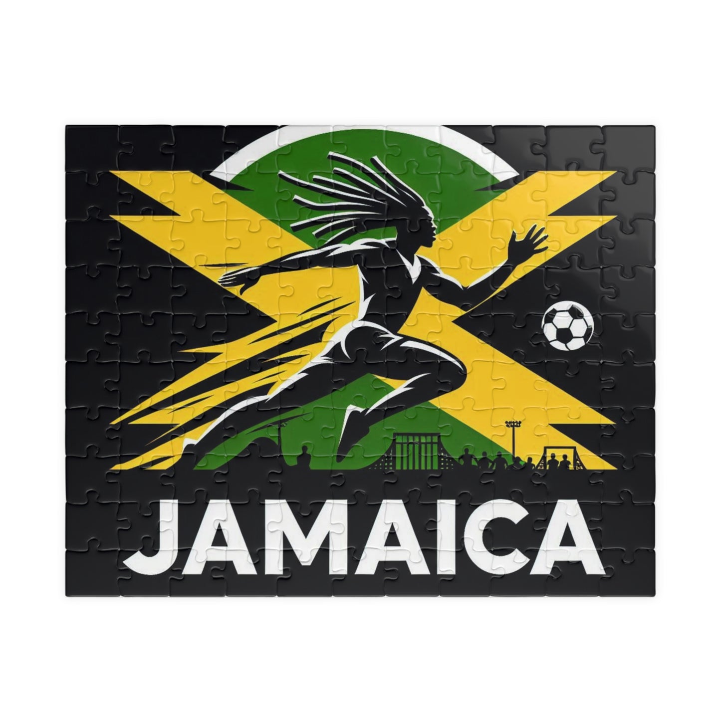 Flag Village JAMAICA Sporting Flag Puzzle (110, 252, 520, 1014-piece) JAM0007