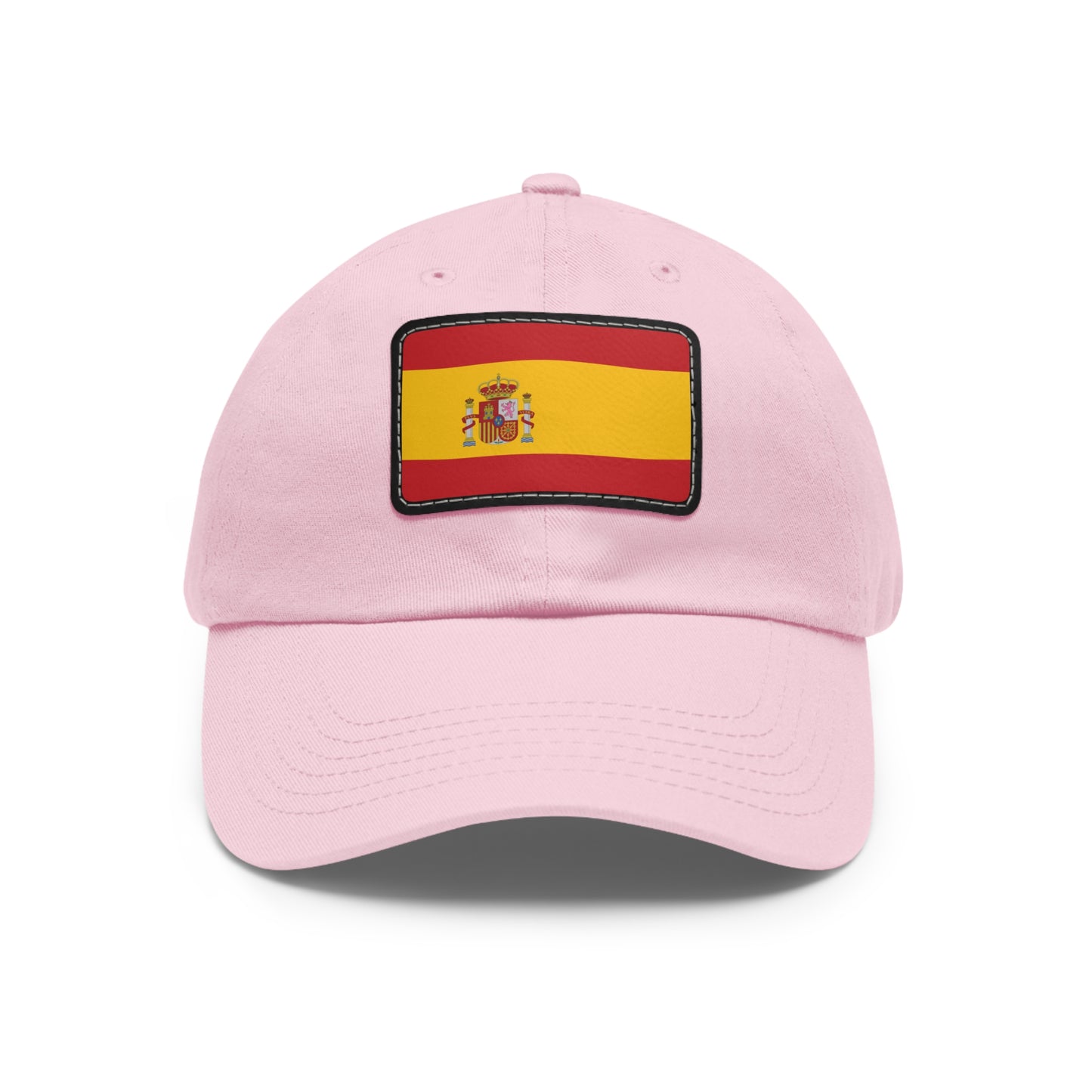 Flag Village Spain Flag Hat Cap with Leather Patch