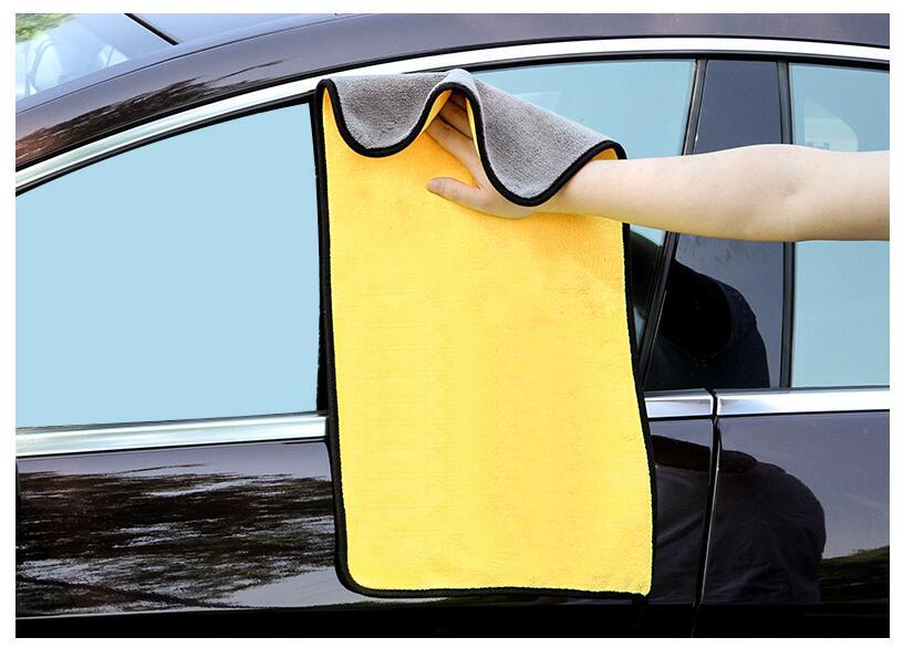 Flag Village Auto Tools Car wash towel cleaning cloth special towel not lint car glass absorbent rag non-deer skin towel thickening without leaving marks