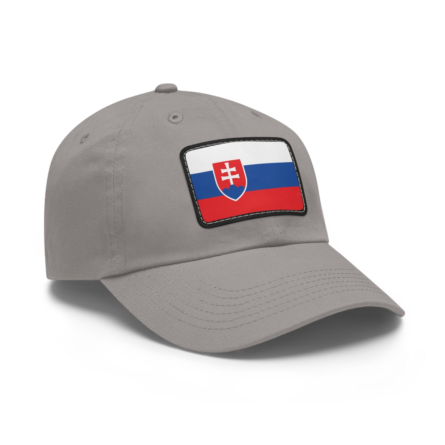 Flag Village Slovakia Flag Hat Cap with Leather Patch
