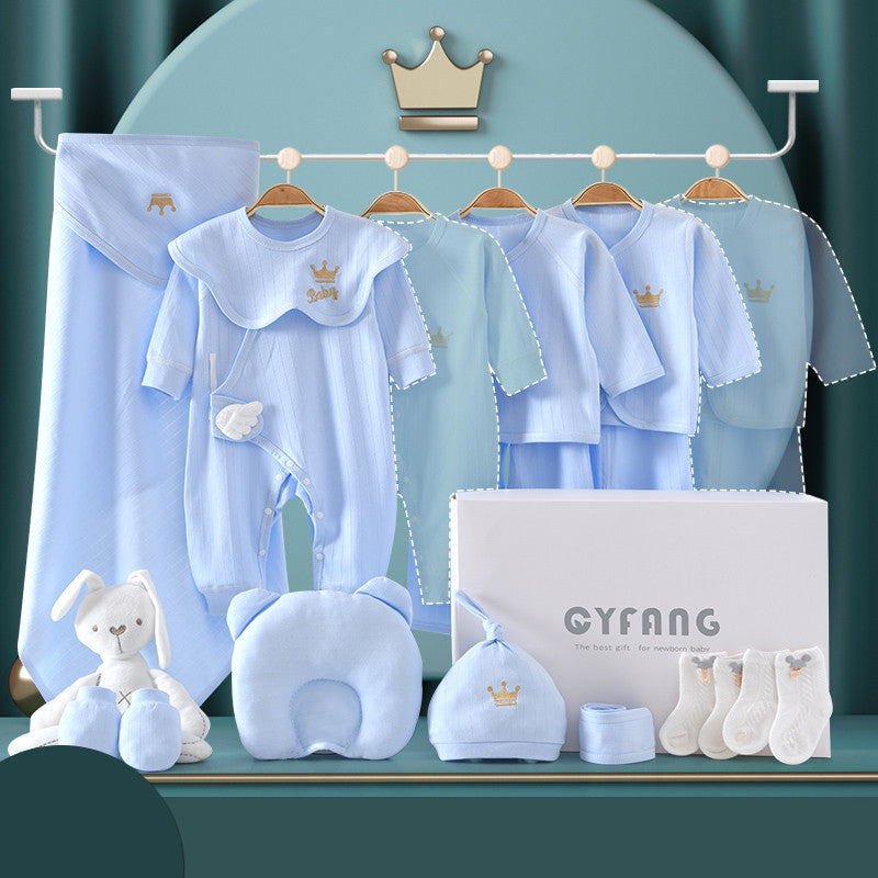 Flag Village Baby Clothes Autumn And Winter Newborn Gift Box Set