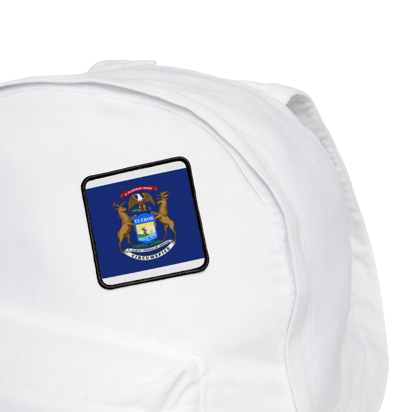 Flag Village Michigan State Flag Embroidery Iron-On Patches