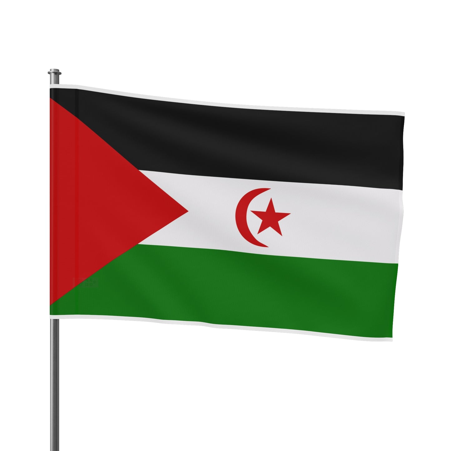Flag Village Western Sahara Flag 18" x 12" / 36" x 24" / 60" x 36"