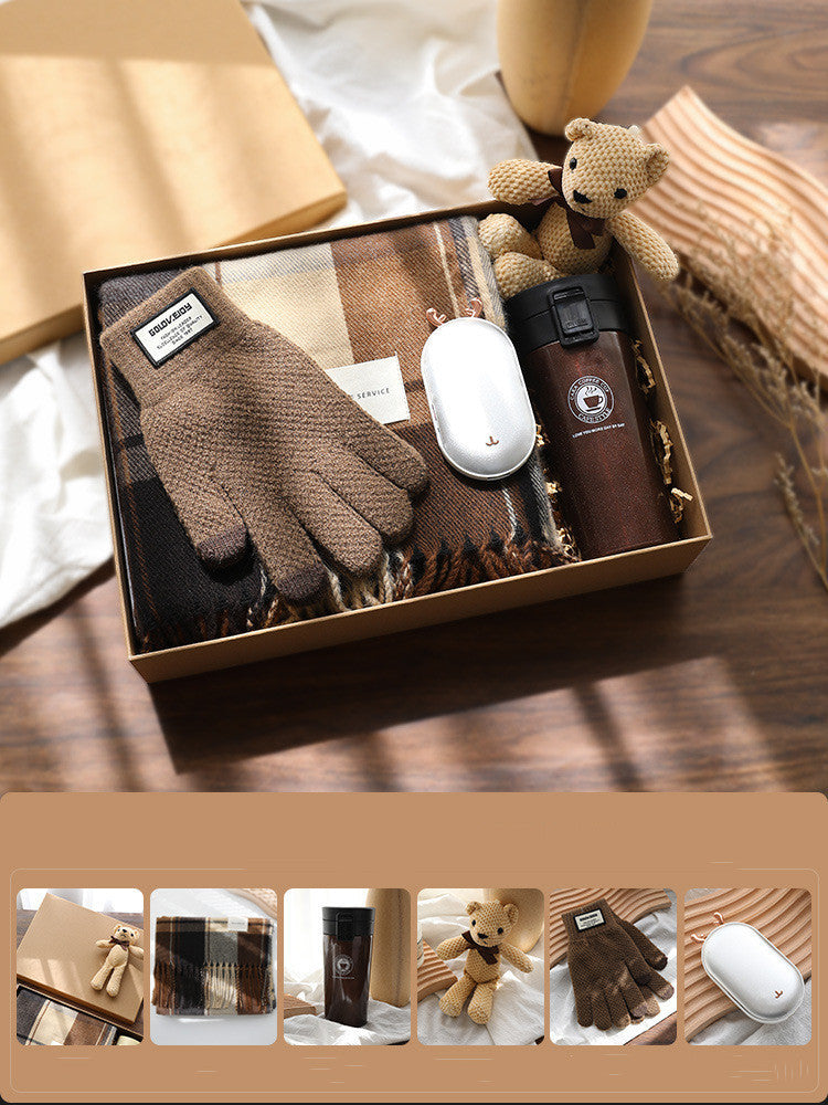 Flag Village Men's Practical Scarf Gift Box Set