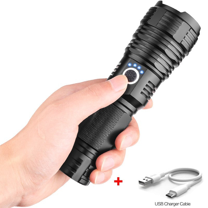 Flag Village USB charging P70 outdoor flashlight