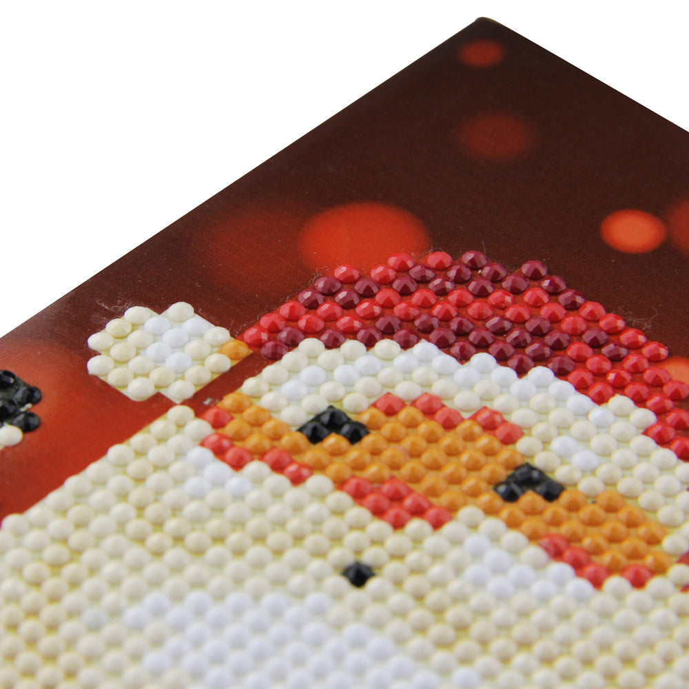 Flag Village Christmas DIY Diamond Painting Greeting Cards 5D Cartoon Birthday Postcards Kids Festival Embroidery Greet Cards Gifts