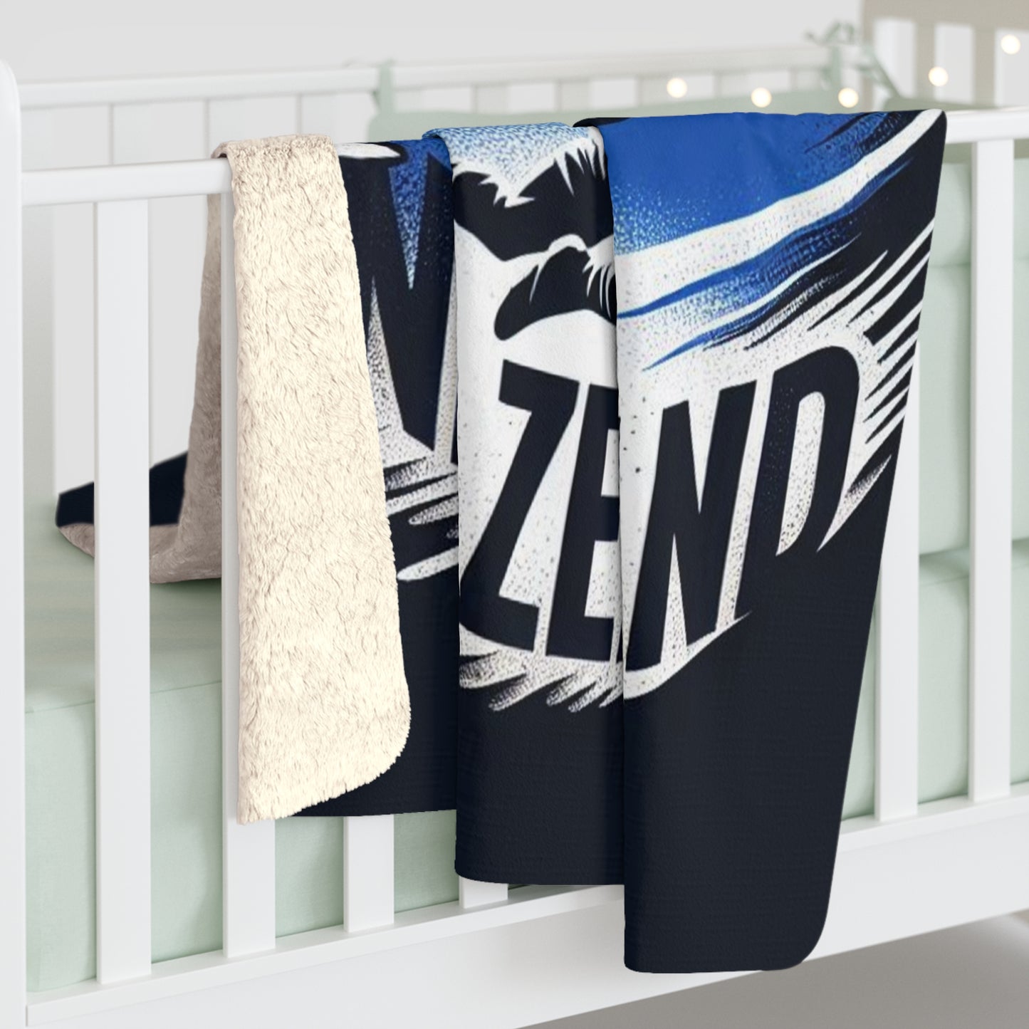 Flag Village New Zealand Sporting Flag Sherpa Fleece Blanket NZL0009