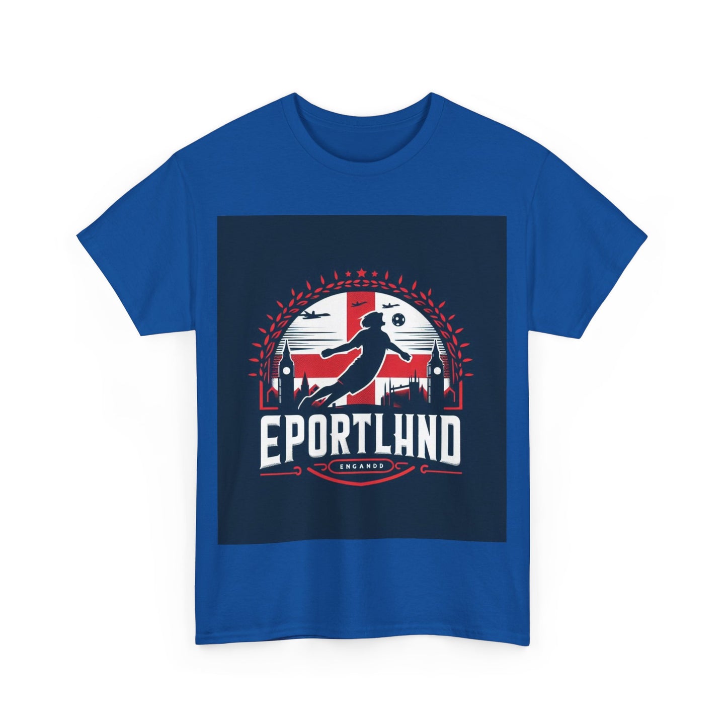 Flag Village England Sporting Flag T-SHIRT Heavy Cotton Tee GBR0003