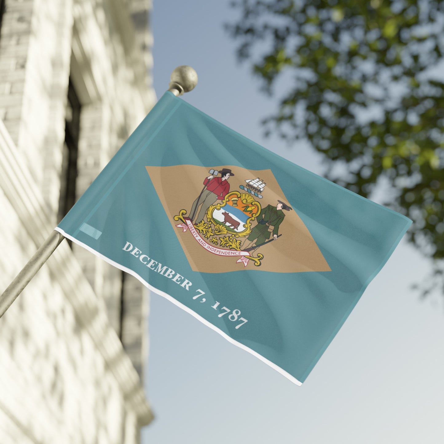 Flag Village USA Delaware State Flag 18" x 12" / 36" x 24" / 60" x 36"