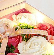 Flag Village Creative Valentine's Day Gift Soap Rose Flower Gift Box