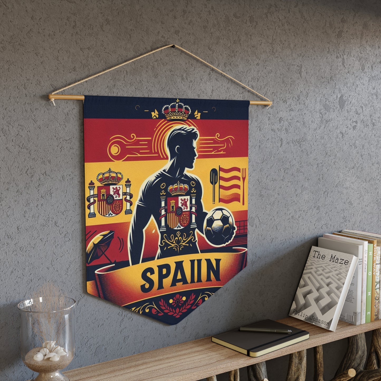 Flag Village Spain Flag Pennant Sporting Home Wall decoration ESP0001