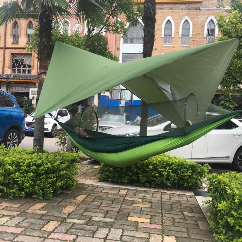 Flag Village Camping Mosquito Net Hammock Package