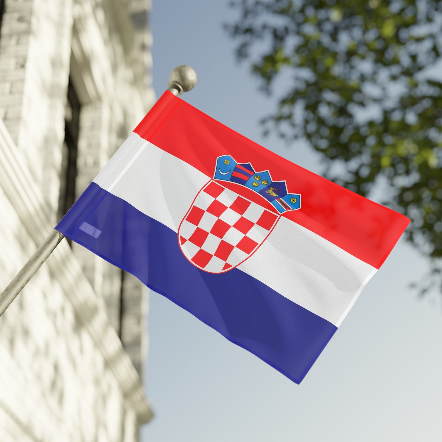 Flag Village Croatia Flag 18" x 12" / 36" x 24" / 60" x 36"