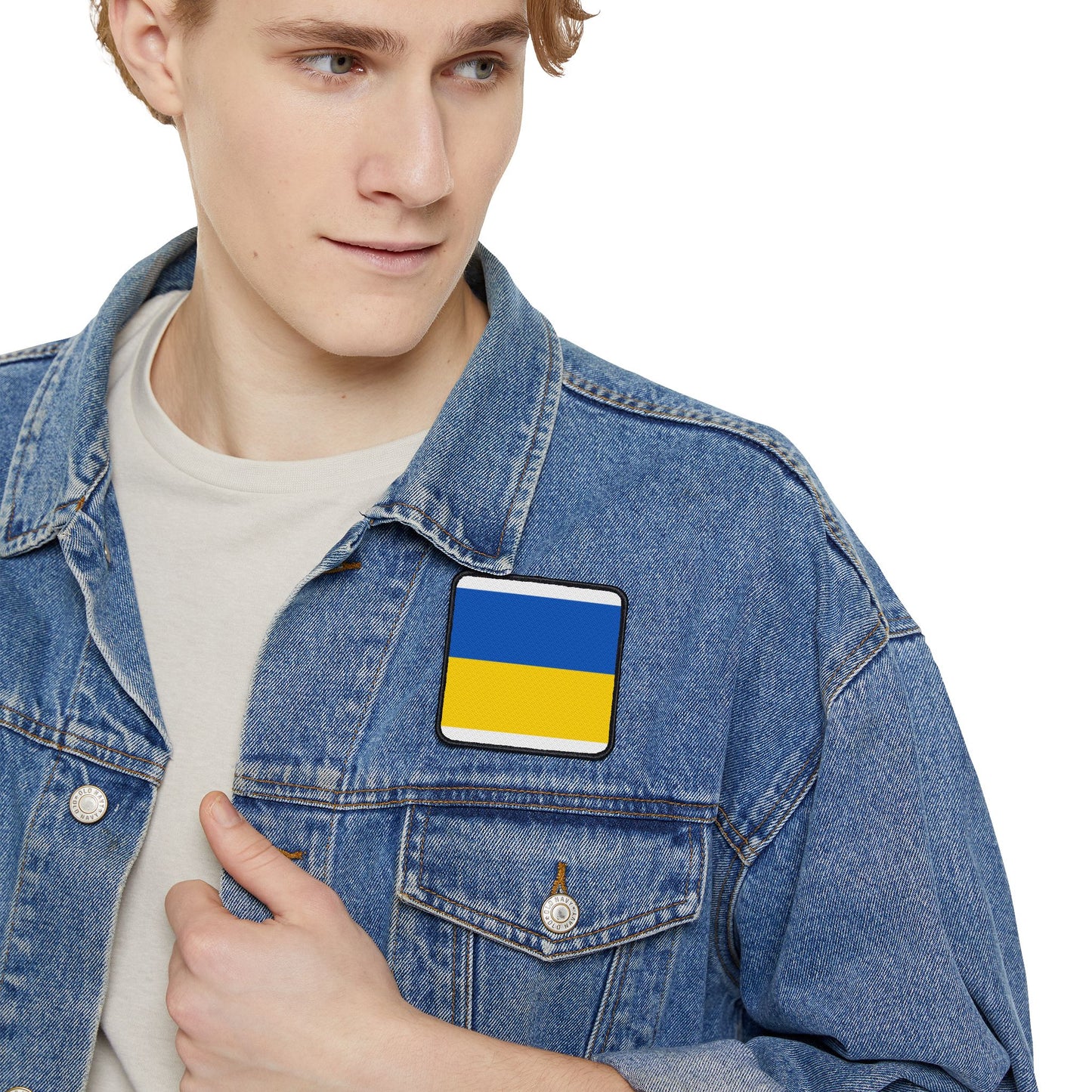 Flag Village Ukraine Flag Embroidery Iron-On Patches