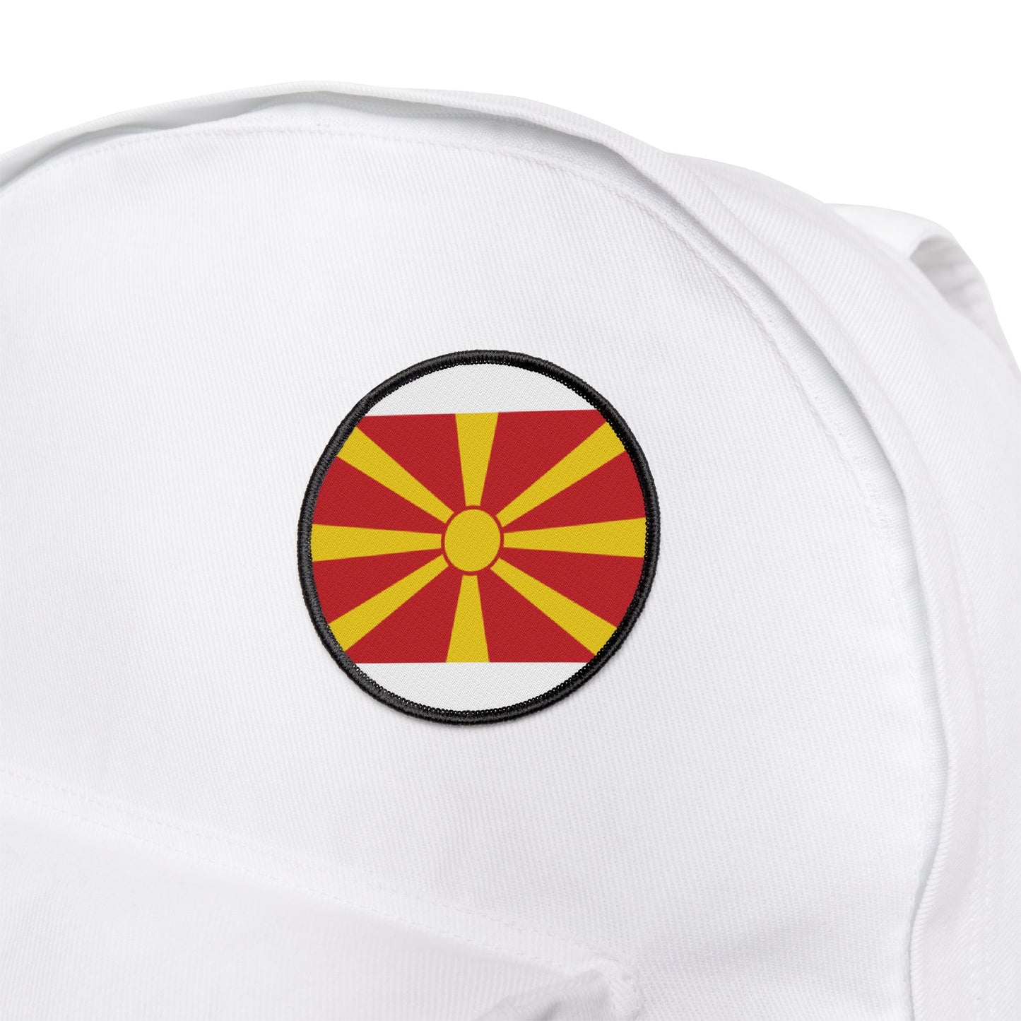 Flag Village Macedonia Flag Embroidery Iron-On Patches