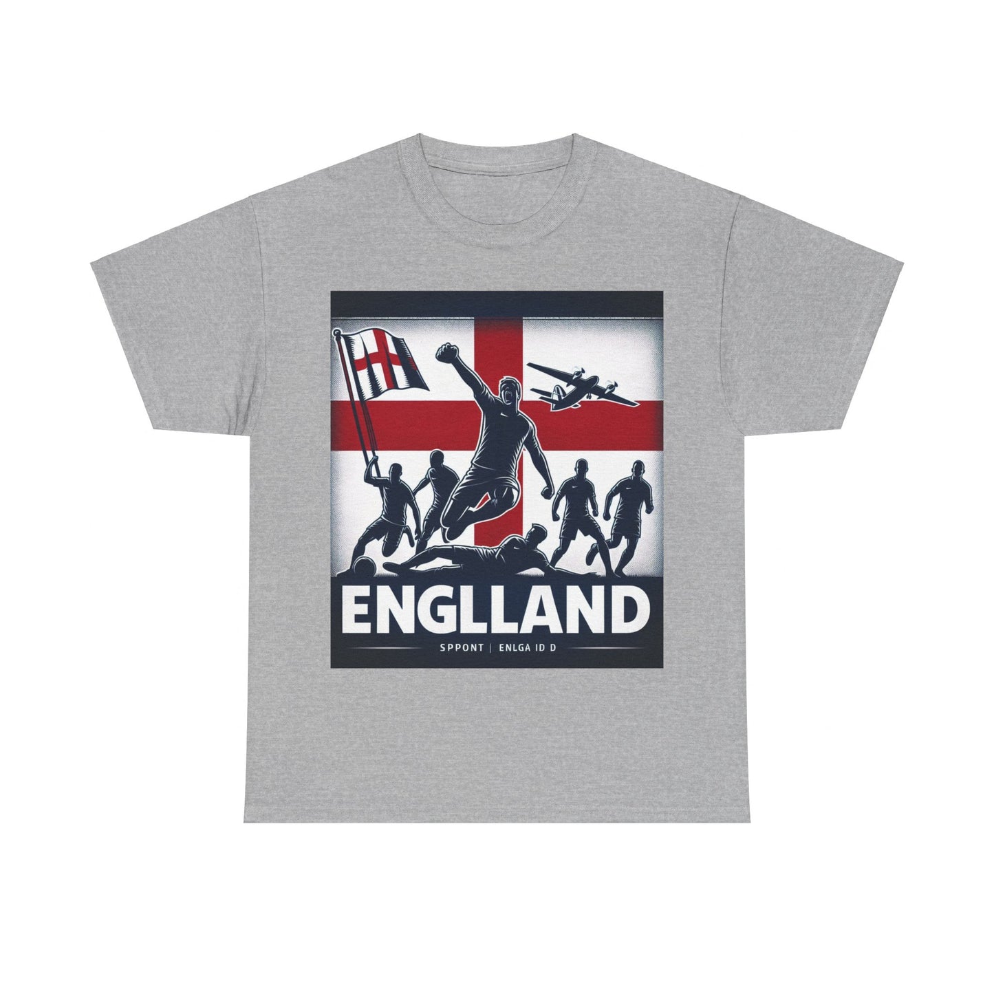 Flag Village England Sporting Flag T-SHIRT Heavy Cotton Tee GBR0007