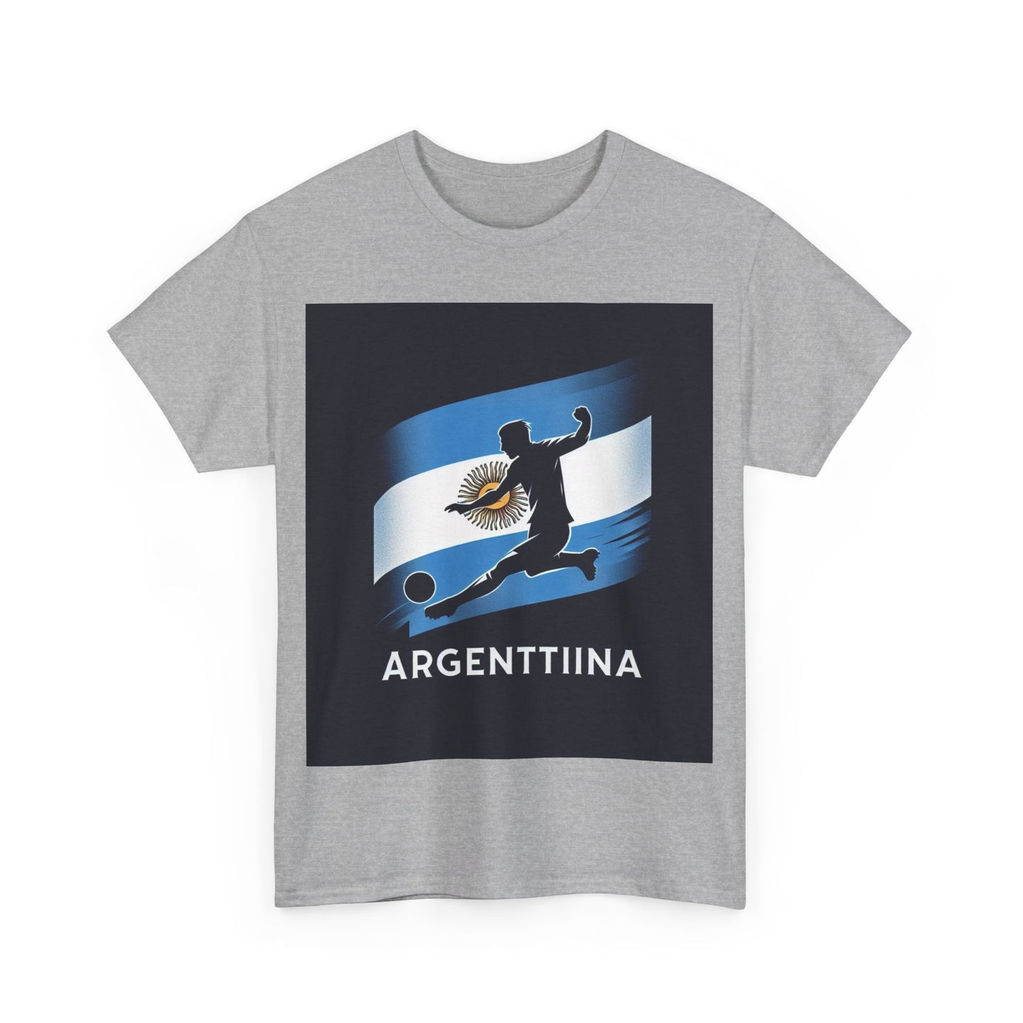 Flag Village Argentina Sporting Flag T-SHIRT Heavy Cotton Tee ARG0003