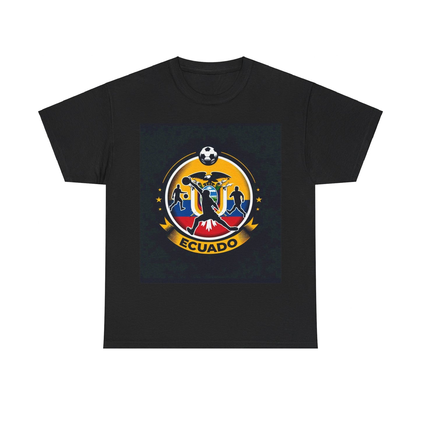 Flag Village Ecuador Sporting Flag T-SHIRT Heavy Cotton Tee ECU0002