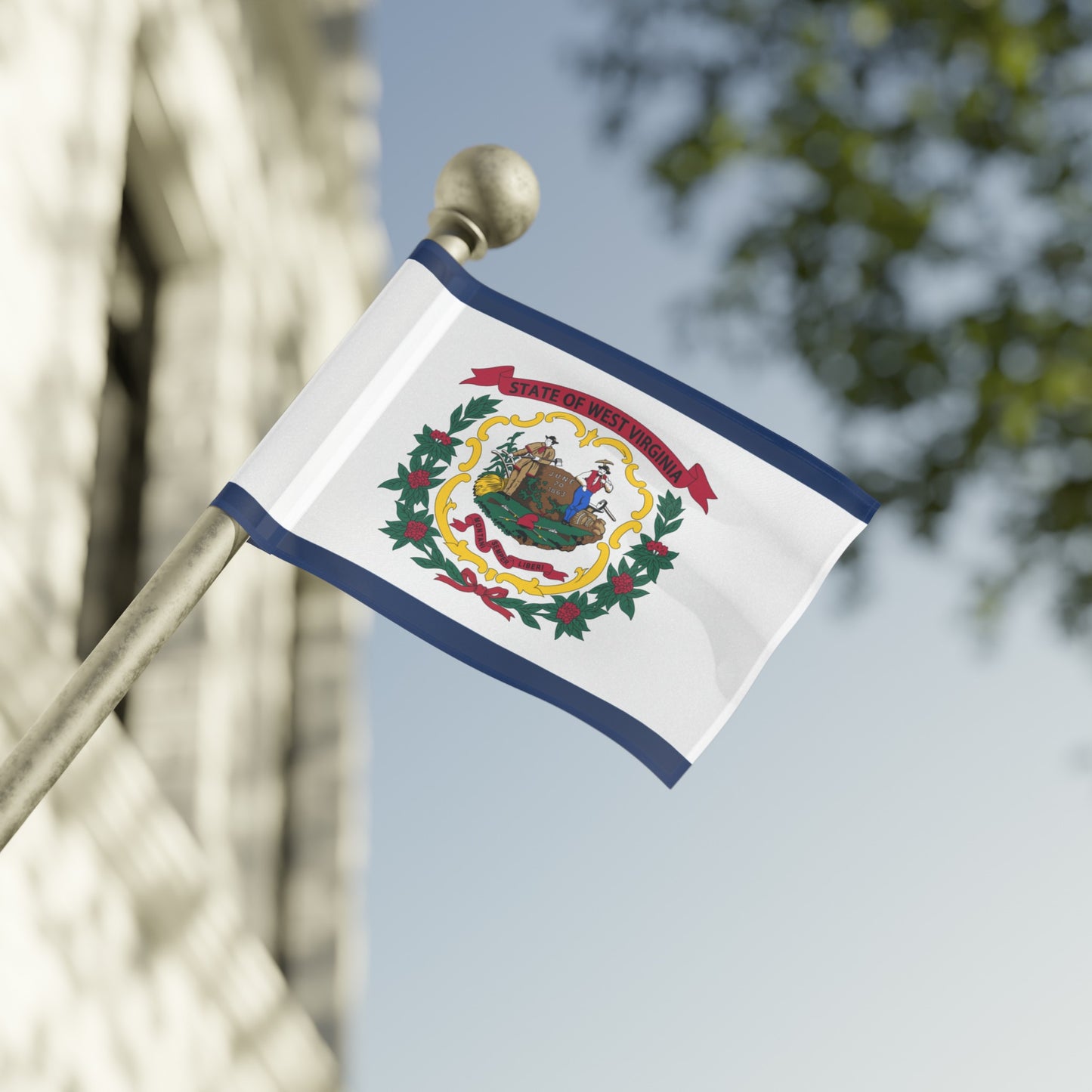 Flag Village USA West Virginia State Flag 18" x 12" / 36" x 24" / 60" x 36"