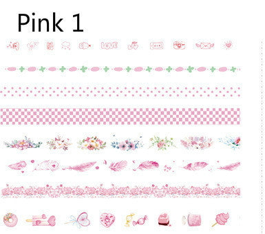 Flag Village Gift box tape set Luyu series DIY daily material stickers
