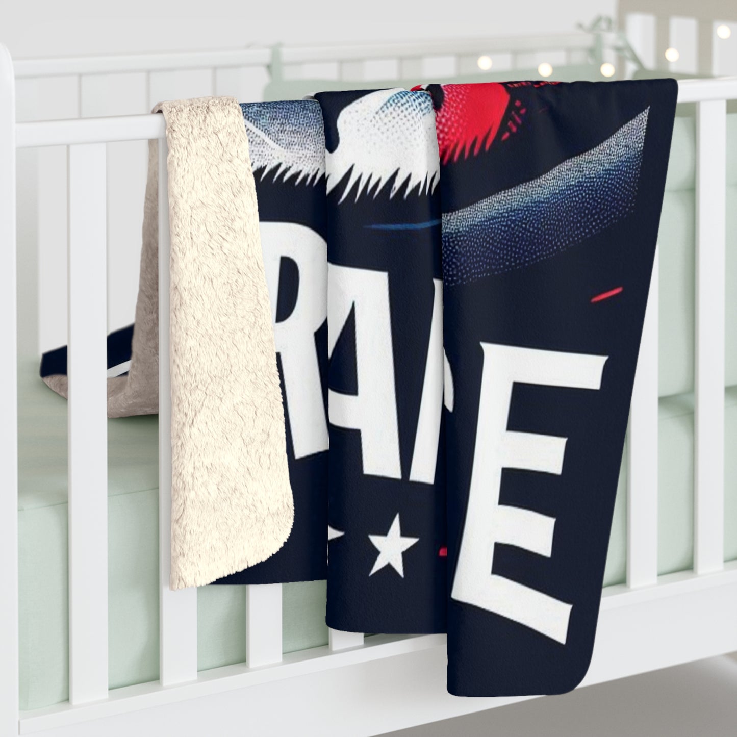 Flag Village France Sporting Flag Sherpa Fleece Blanket FRA0006