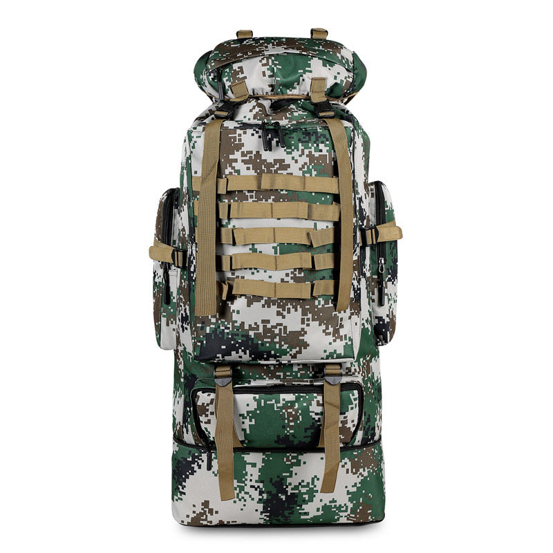 Flag Village Oxford Cloth Large Capacity Outdoor Sports Mountaineering Bag