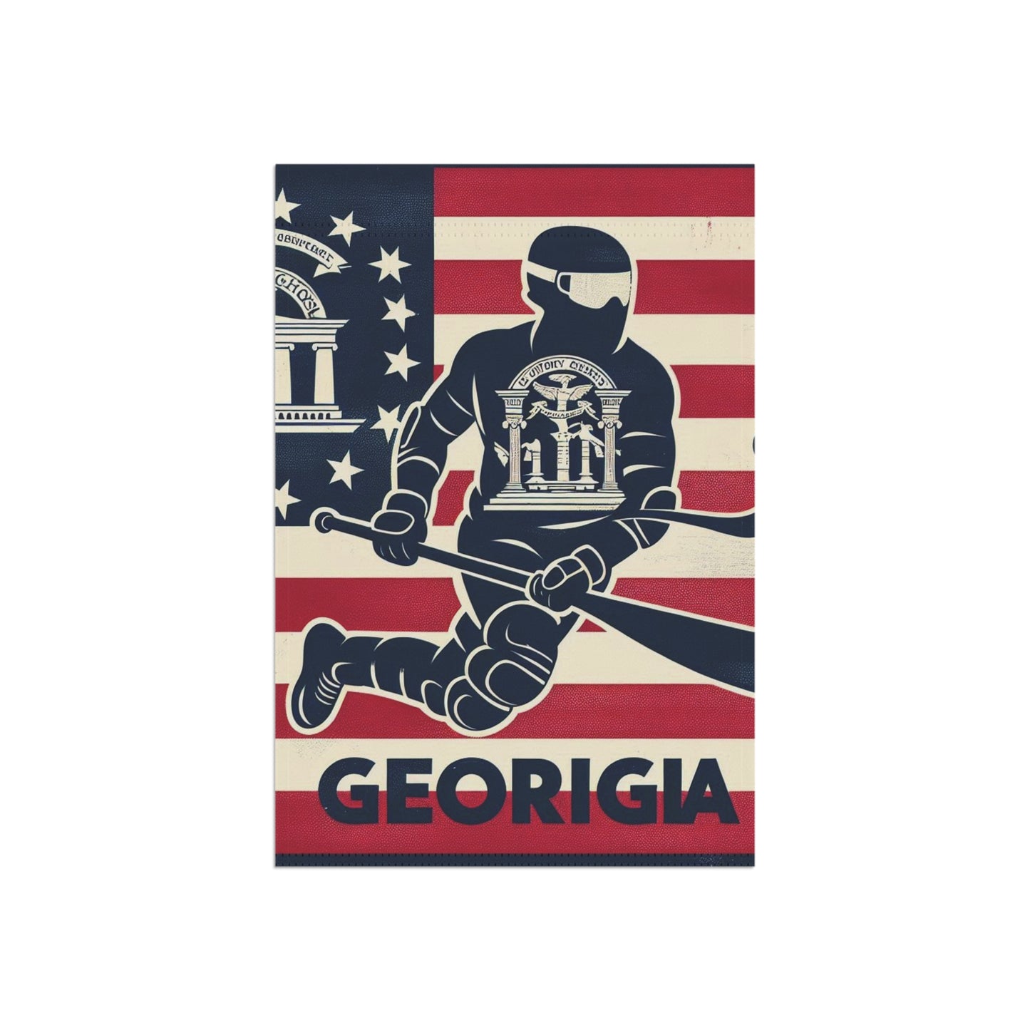 Flag Village Georgia State Flag Sporting Garden & House Banner GA0003