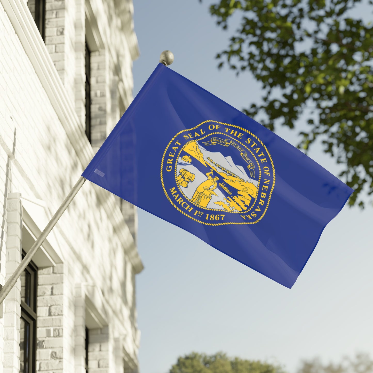 Flag Village USA Nebraska State Flag 18" x 12" / 36" x 24" / 60" x 36"