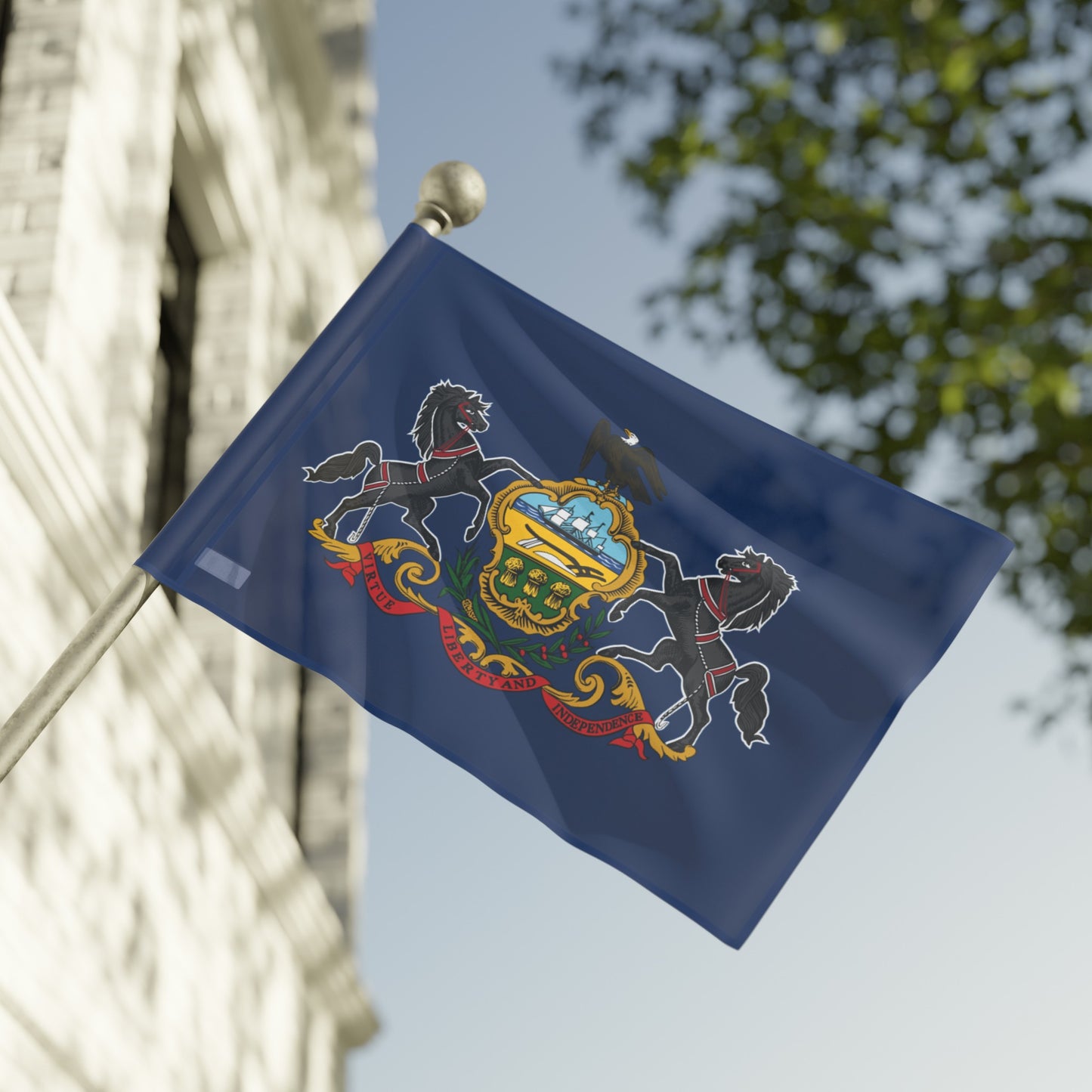 Flag Village USA Pennsylvania State Flag 18" x 12" / 36" x 24" / 60" x 36"