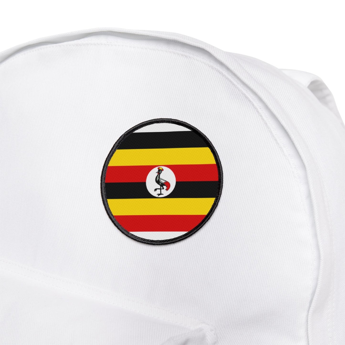 Flag Village Uganda Flag Embroidery Iron-On Patches