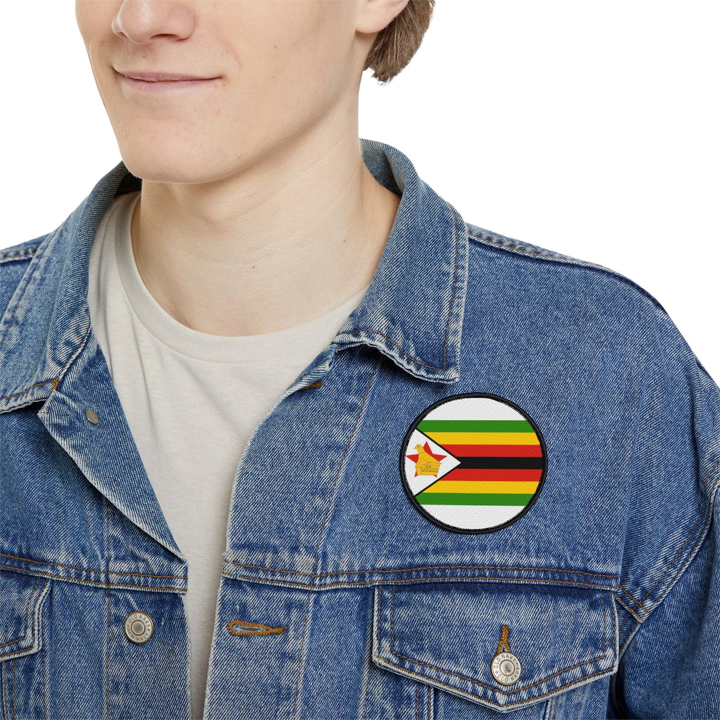 Flag Village Zimbabwe Flag Embroidery Iron-On Patches