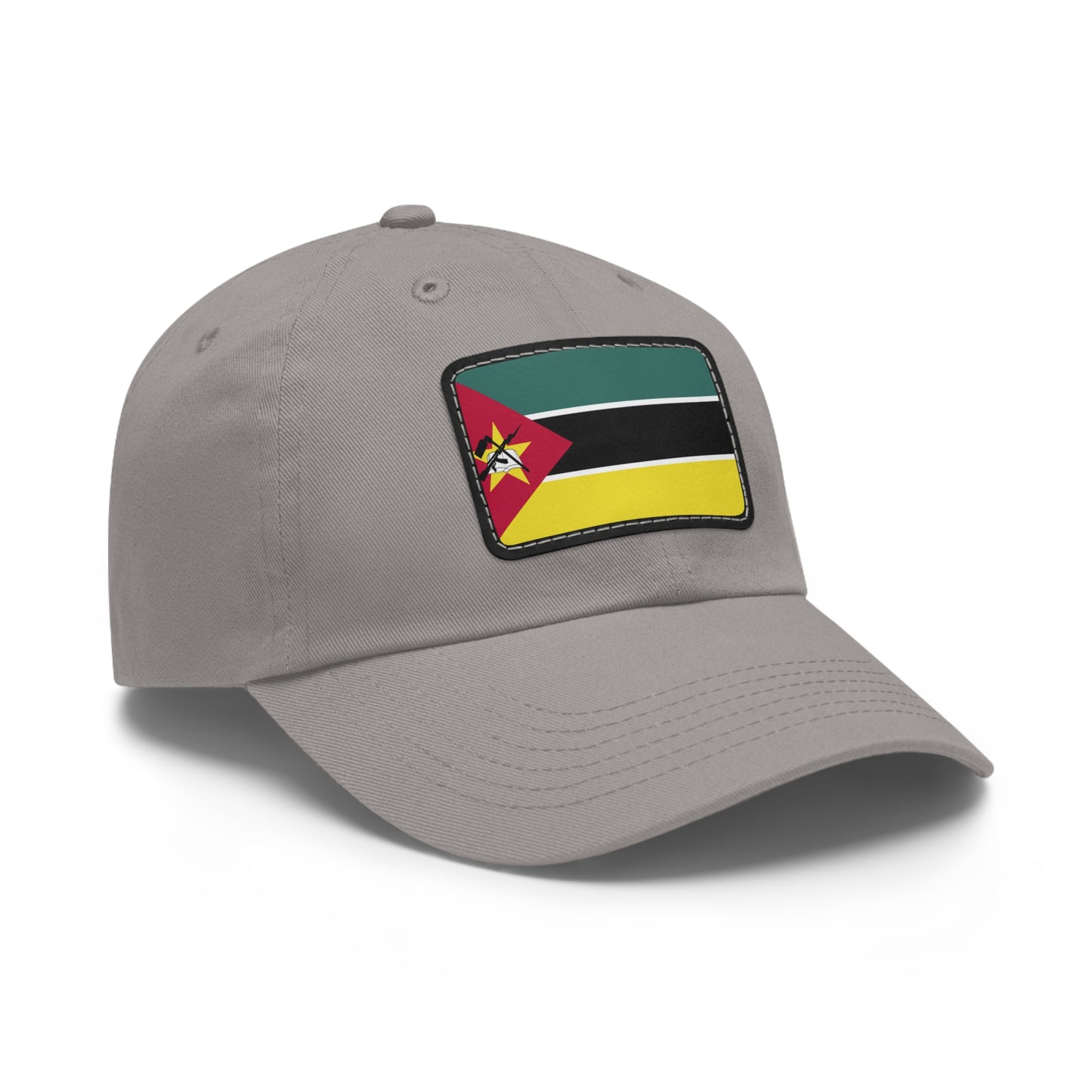 Flag Village Mozambique Flag Hat Cap with Leather Patch